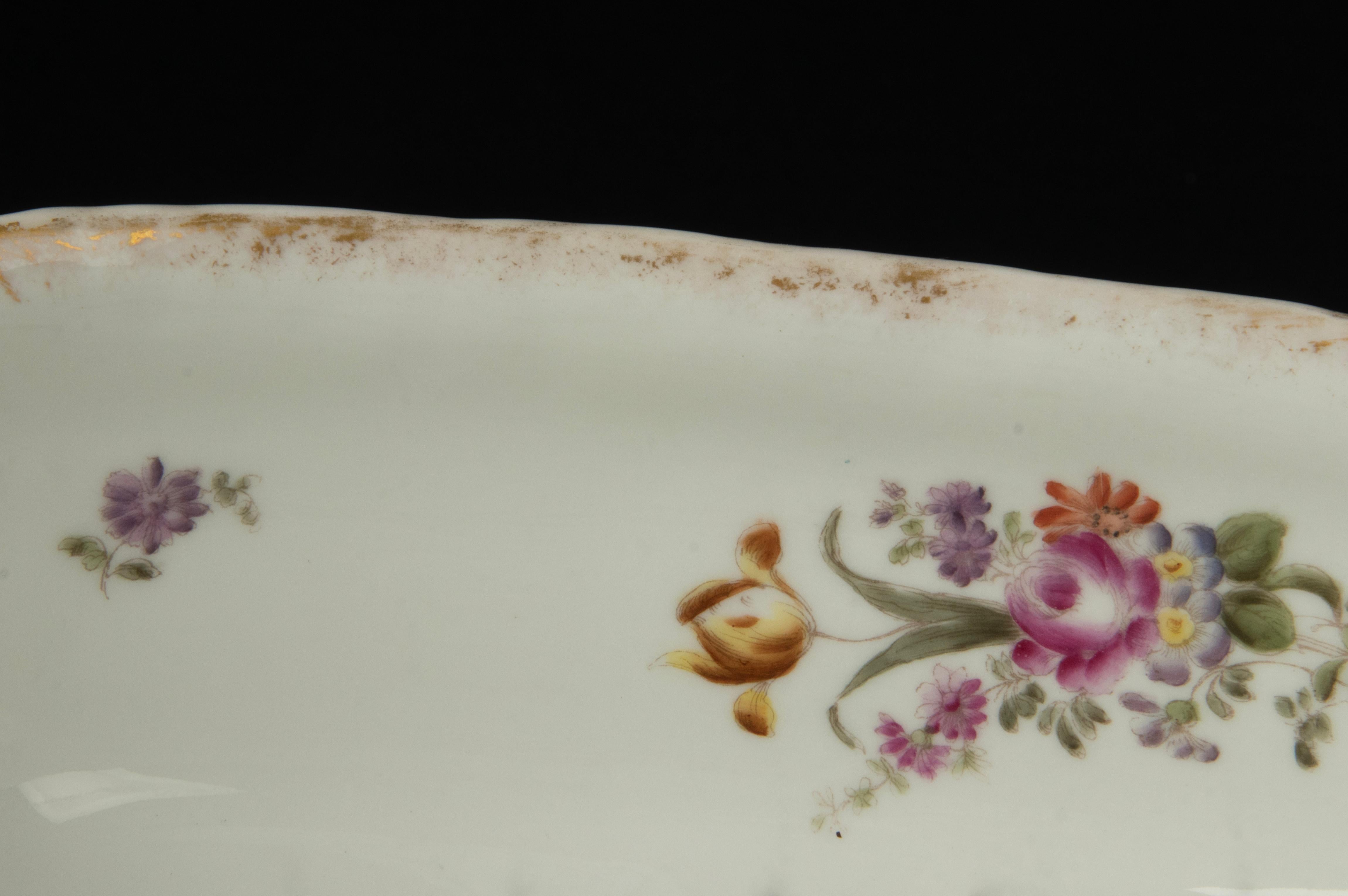 Early 20th Century Porcelain Jardinière Made by Limoges, France For Sale 1
