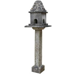 Antique Early 20th Century Portland Stone Dove Cot / Bird House