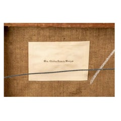 Early 20th Century Portrait Oil Painting by William McGregor Paxton, Framed