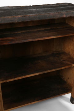 Early 20th Century Portuguese Wabi Sabi Atelier Cabinet