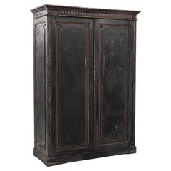 Antique Early 20th Century Portuguese Wooden Wardrobe