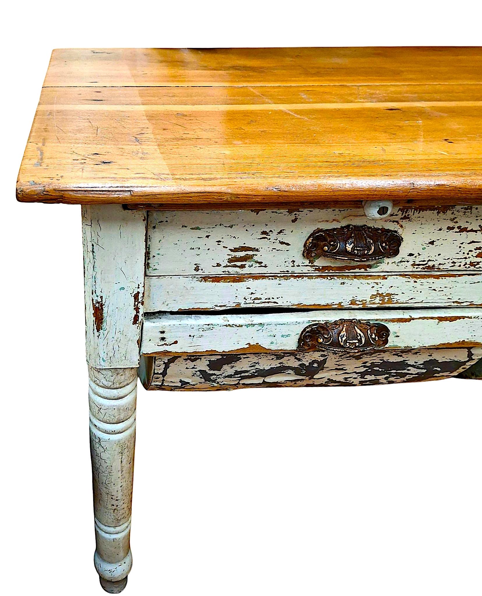 Classique américain Table de boulanger 