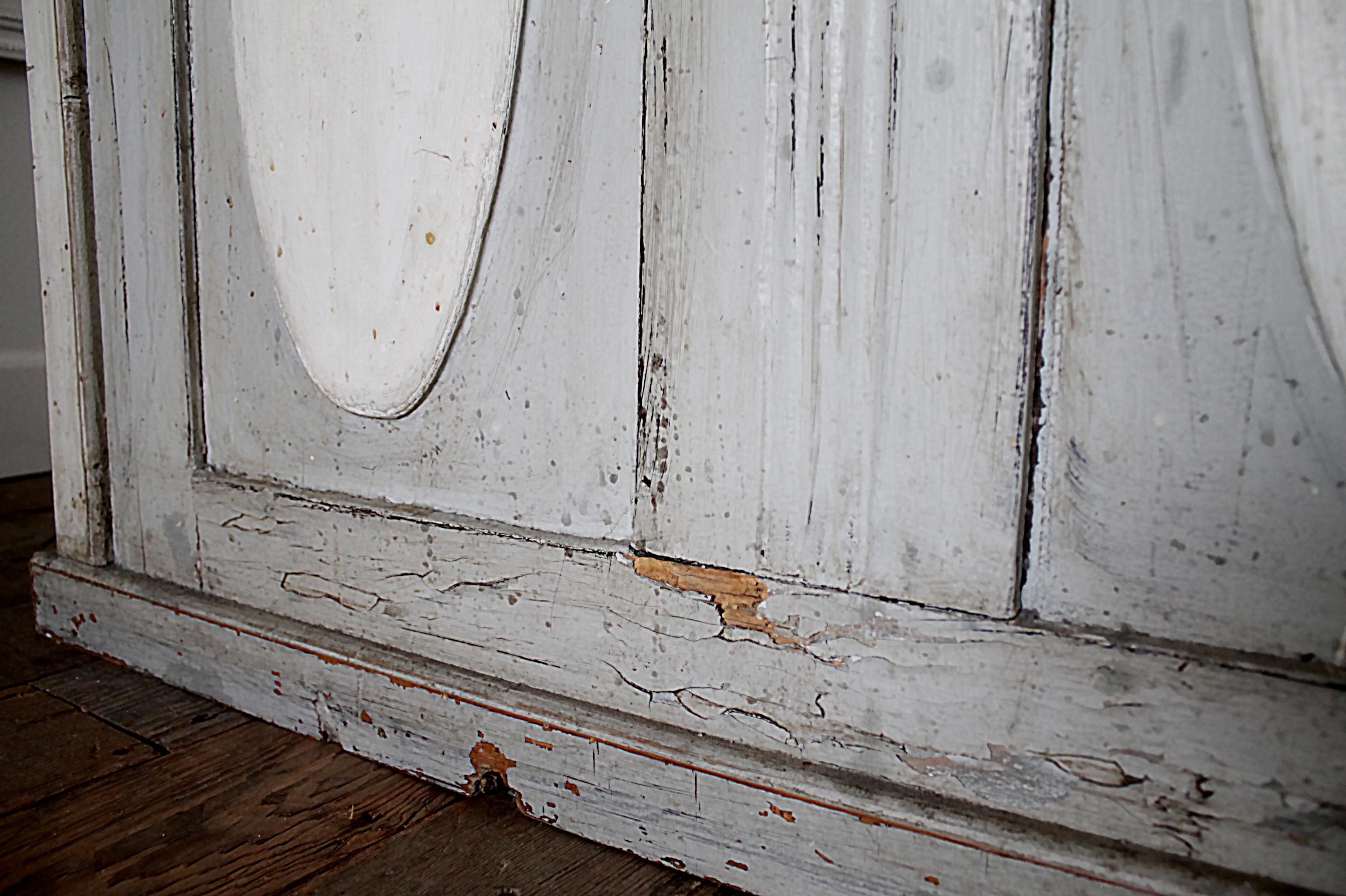 Early 20th Century Primitive Counter or Server or Island with Marble Top 5