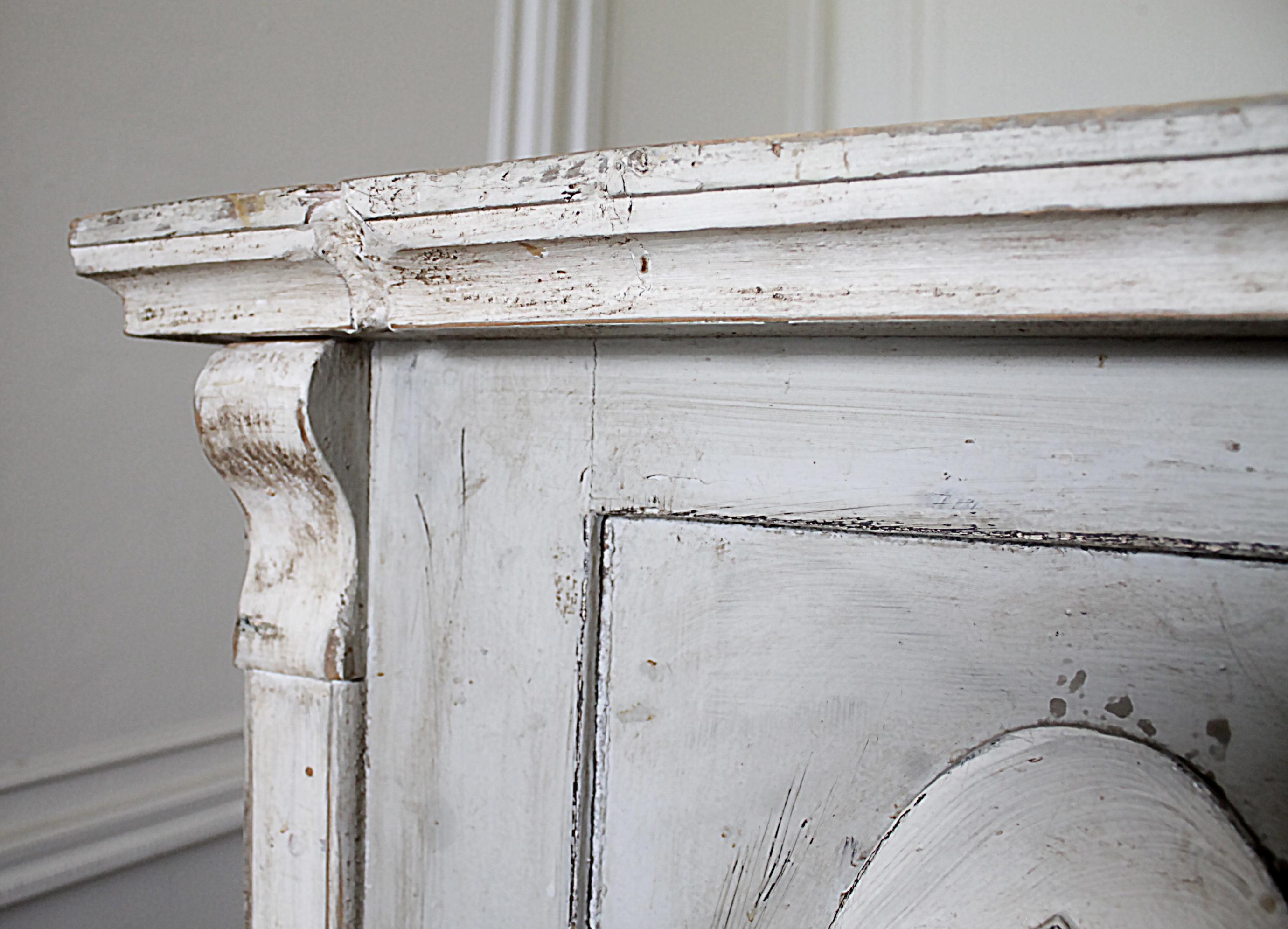 Early 20th Century Primitive Counter or Server or Island with Marble Top 7