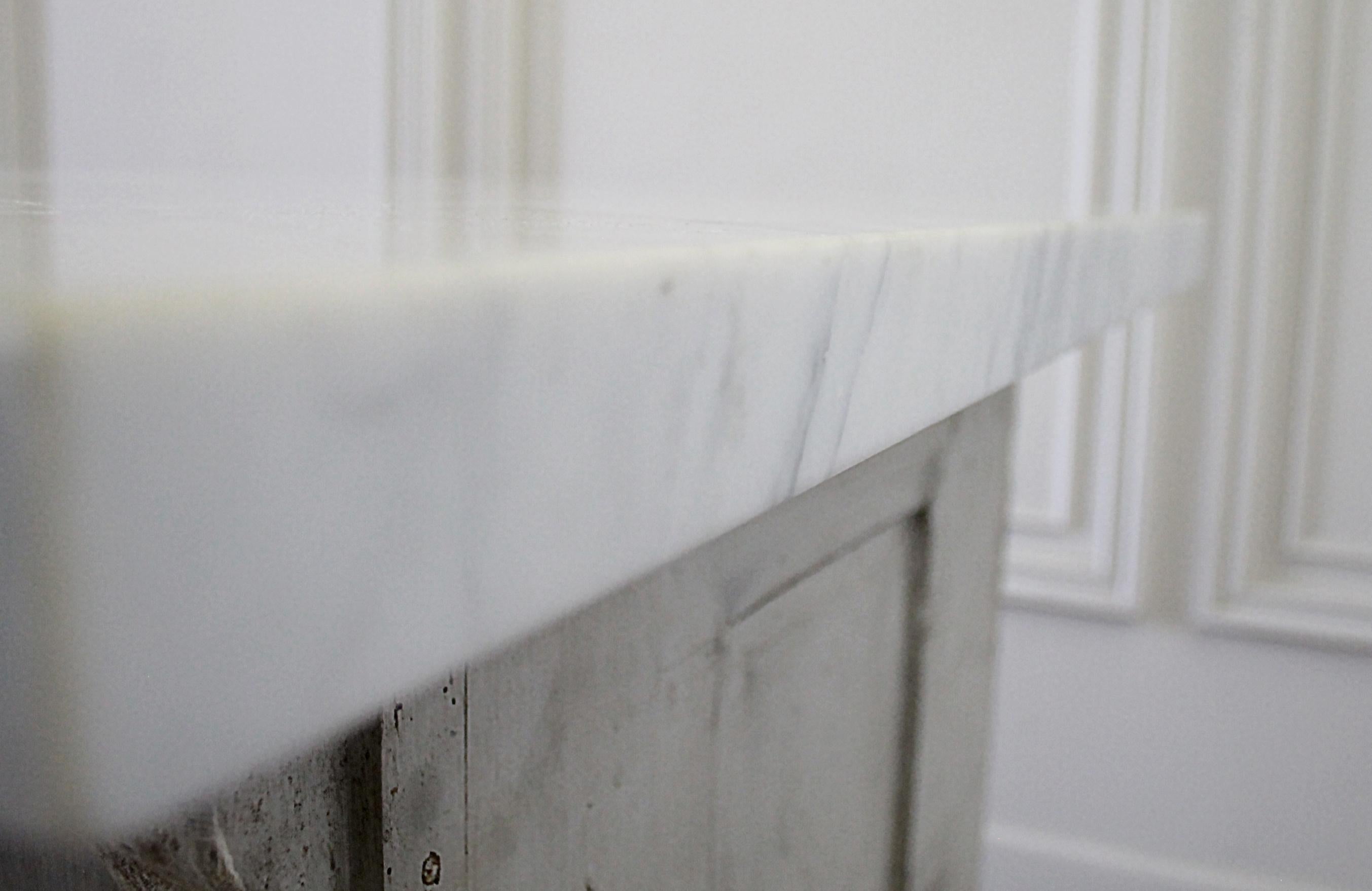 Early 20th Century Primitive Counter or Server or Island with Marble Top 15