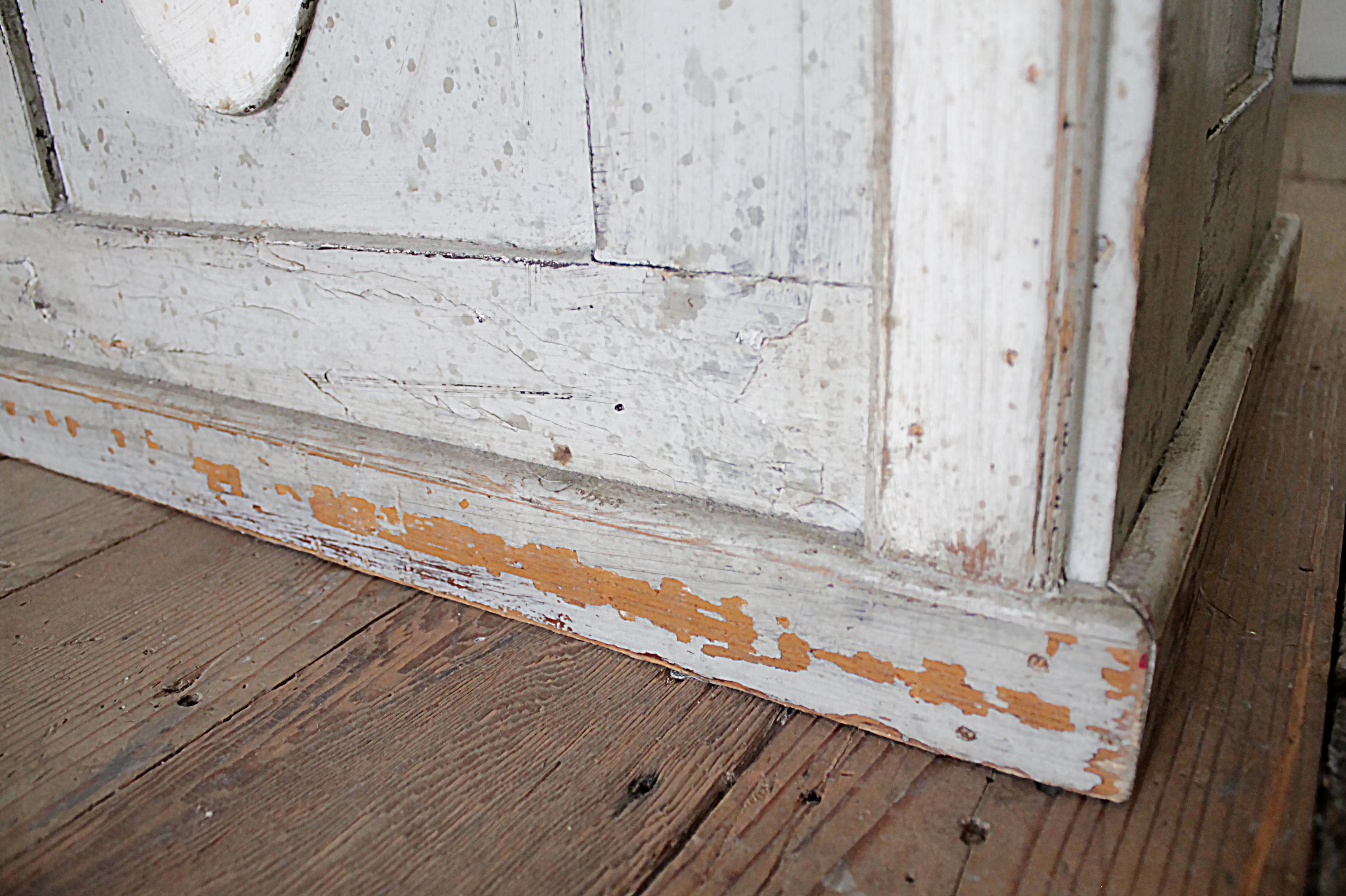 Early 20th Century Primitive Counter or Server or Island with Marble Top 4