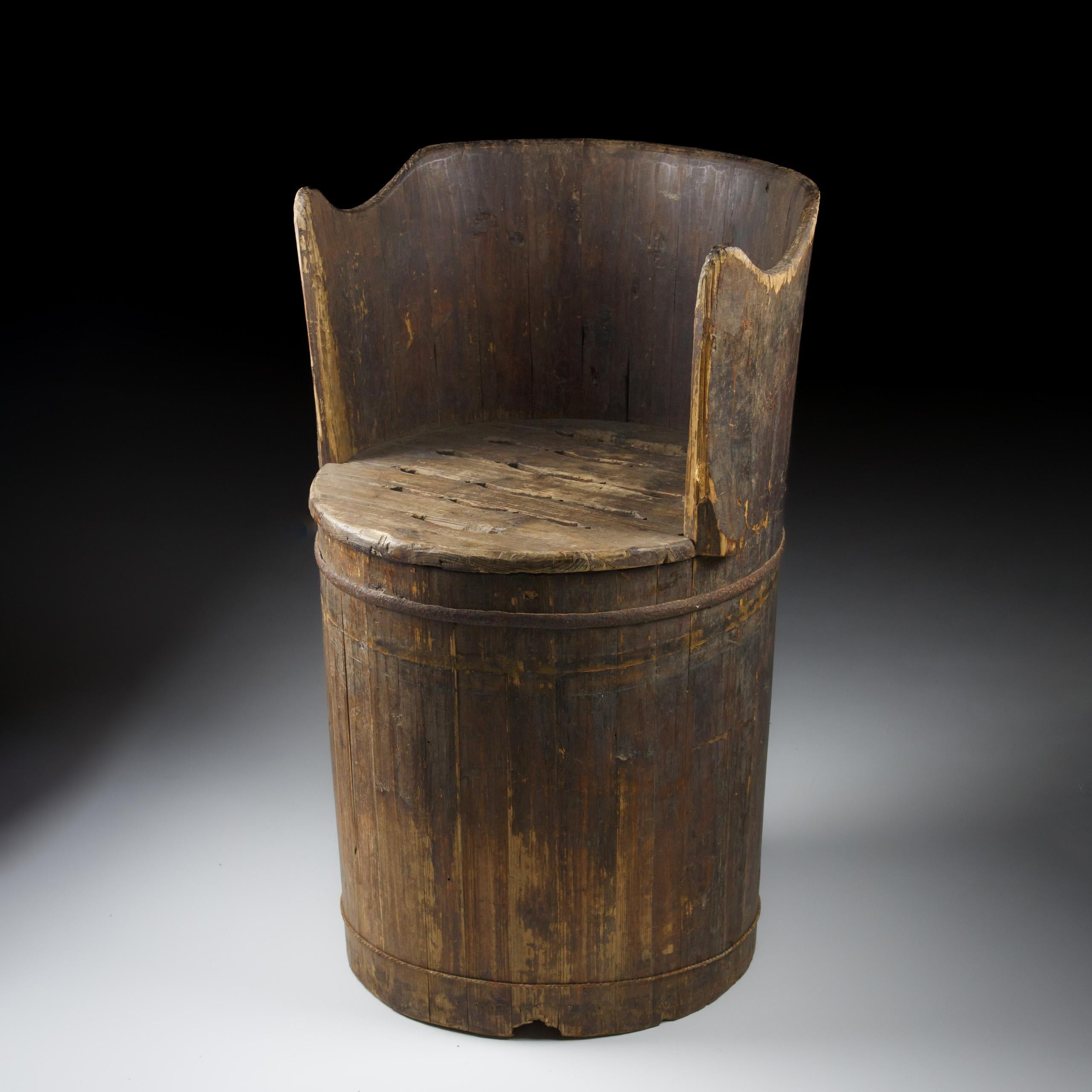 Wood Early 20th Century Primitive 