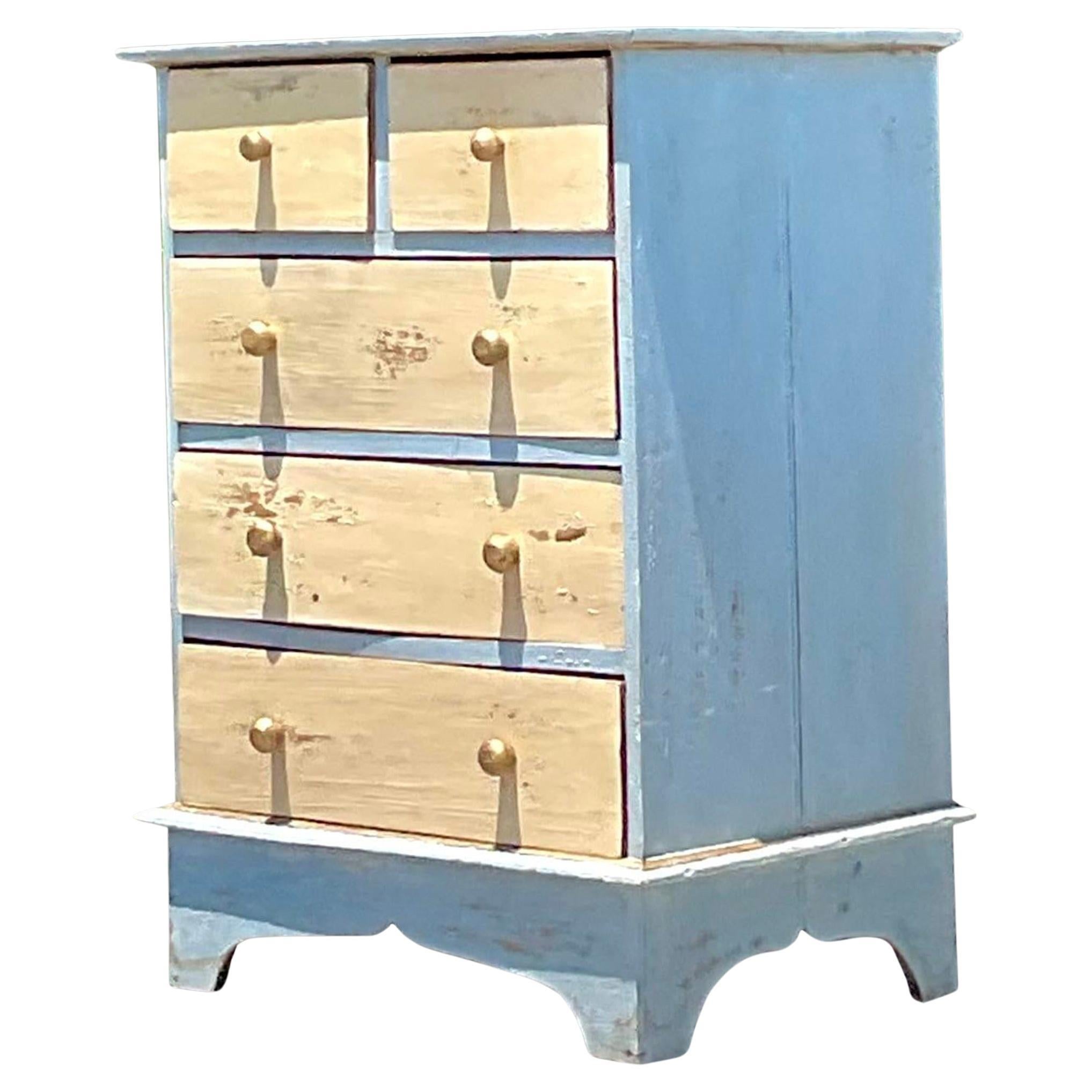 Early 20th Century Primitive Petite Chest of Drawers