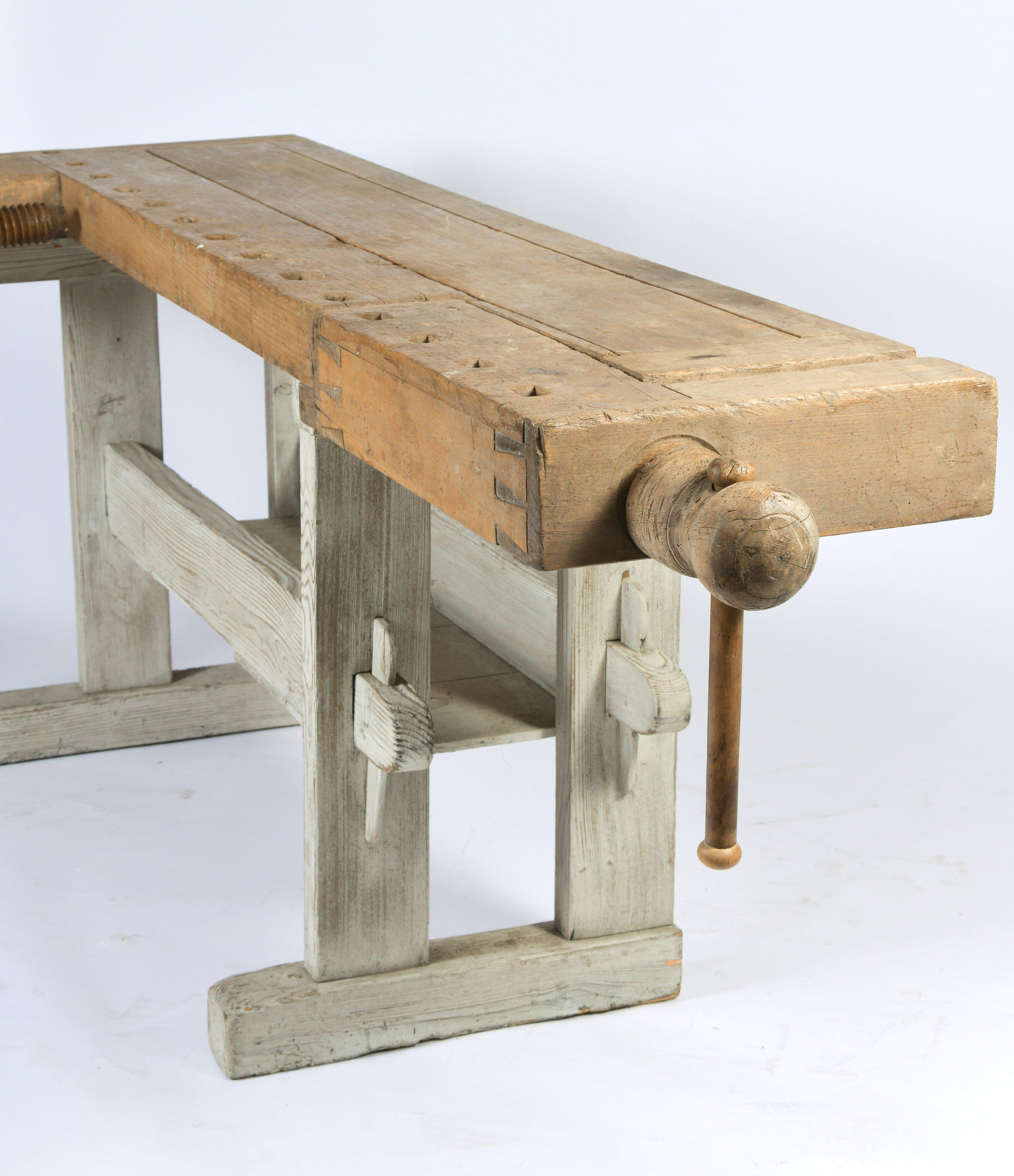 Early 20th Century Primitive Workbench 6