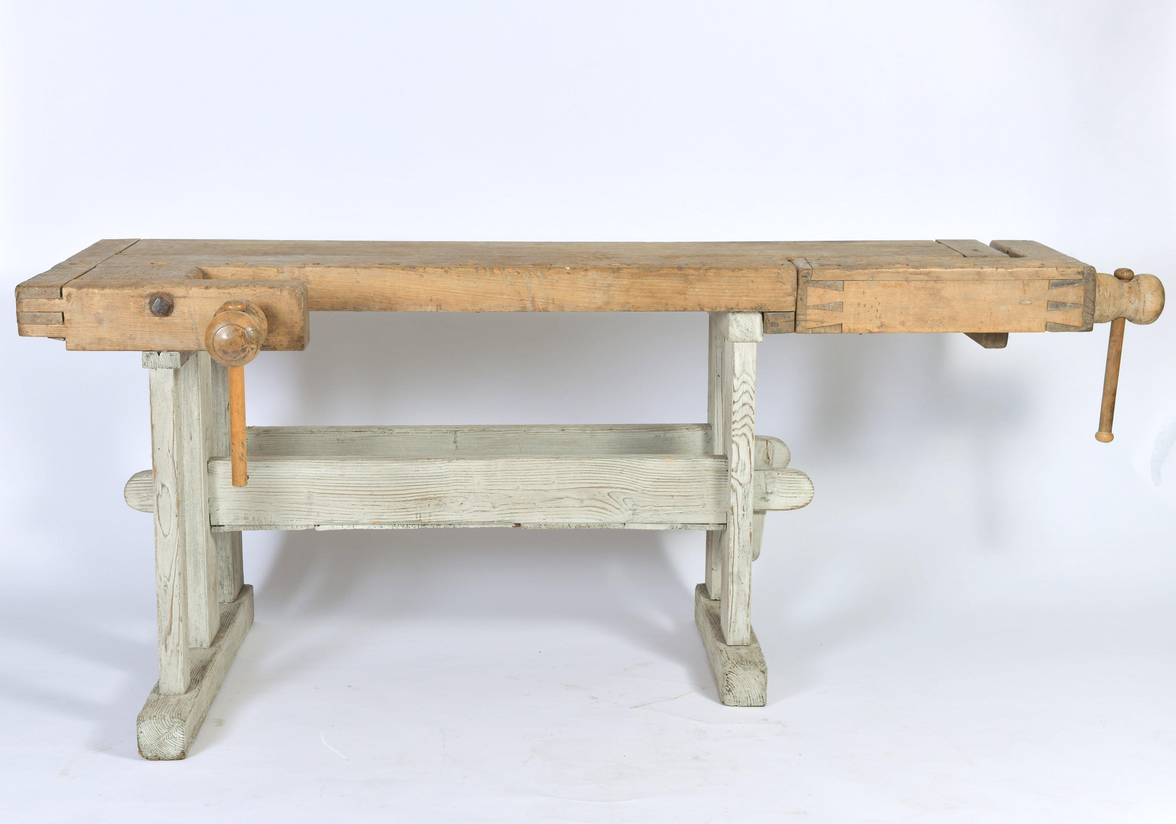 Early 20th Century Primitive Workbench 7