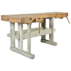 Early 20th Century Primitive Workbench