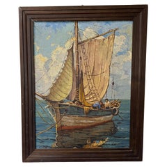 Early 20th Century Provencal Painting in Oil