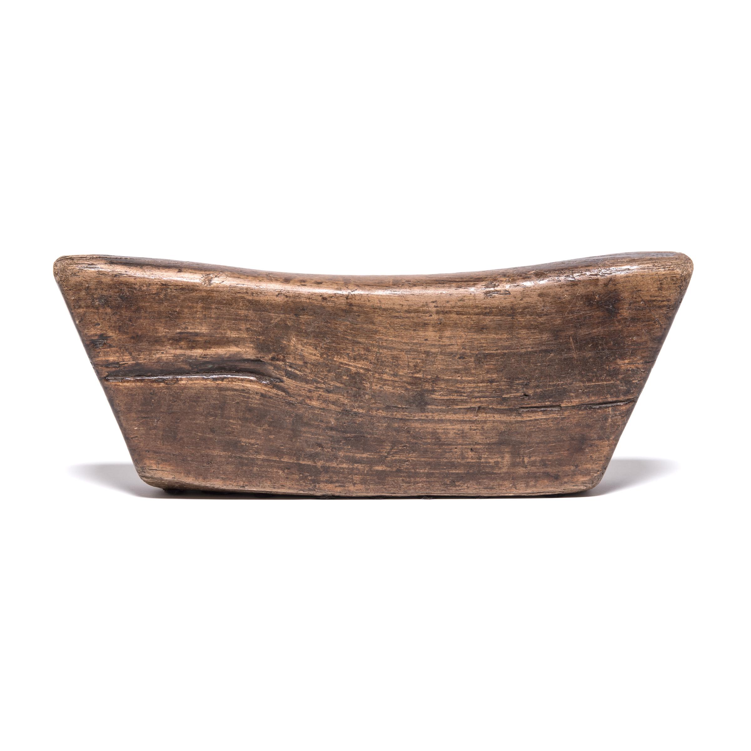 Qing Provincial Chinese Headrest, c. 1900 For Sale