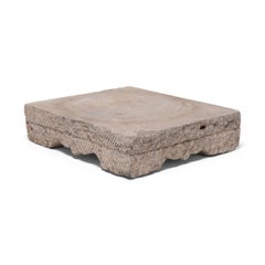 Early 20th Century Provincial Chinese Washing Stone Pedestal