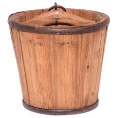 Early 20th Century Provincial Chinese Water Bucket