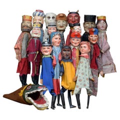 Early 20th Century Punch and Judy Collection