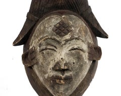 Early 20th Century Punu Mask from Gabon