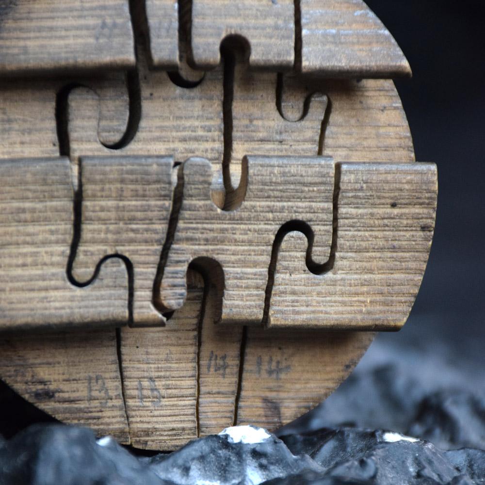 Wood Early 20th Century Puzzle Ball