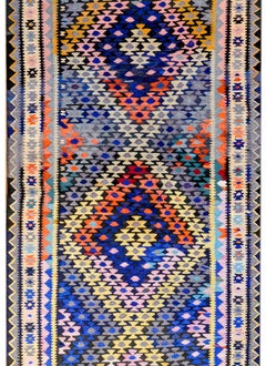Early 20th Century Qazvin Kilim Rug