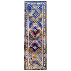 Qazvin-Kilim-Teppich aus dem frühen 20. Jahrhundert