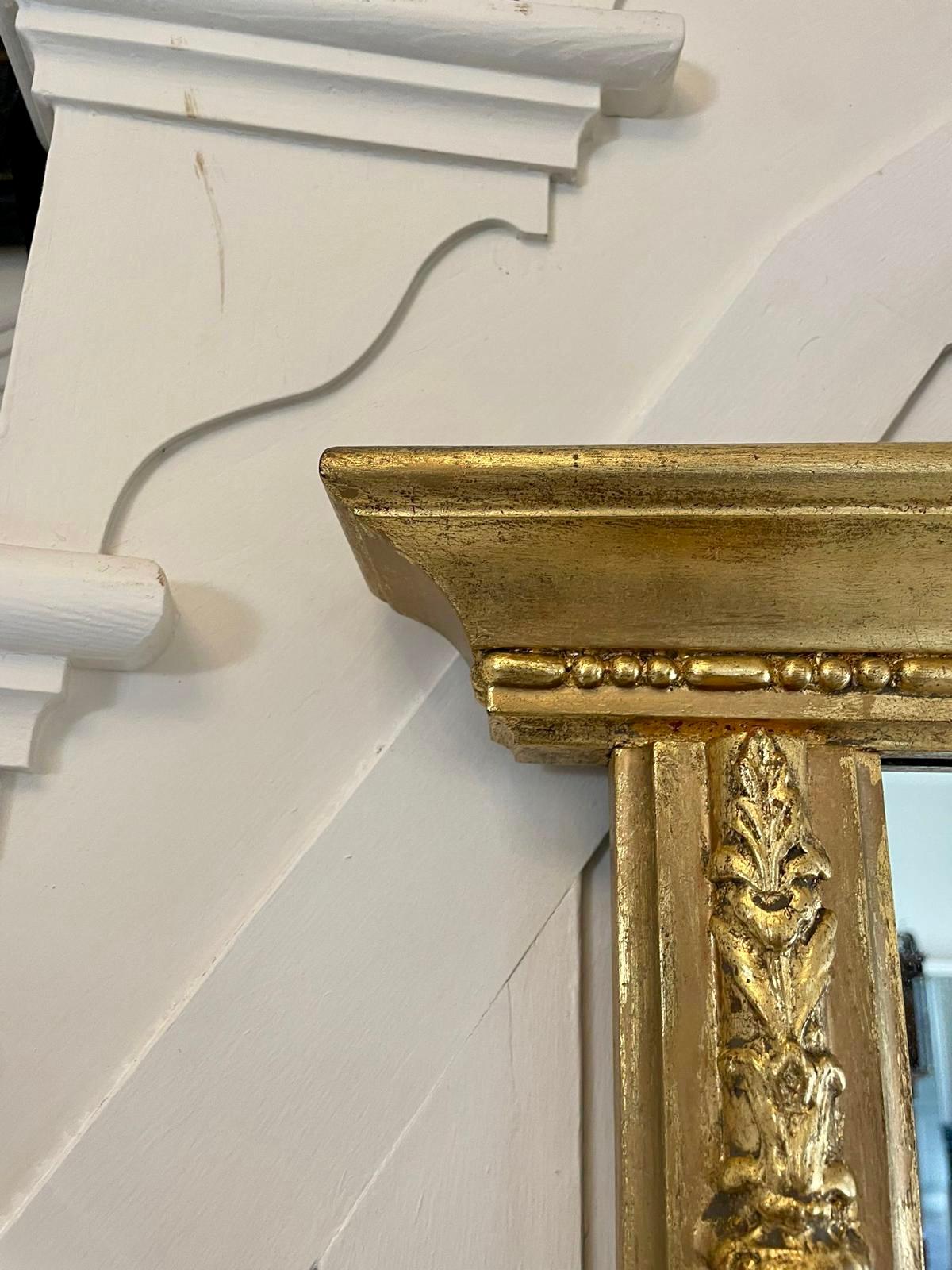 Early 20th Century Antique Quality Gilded Wall Mirror In Good Condition In Suffolk, GB