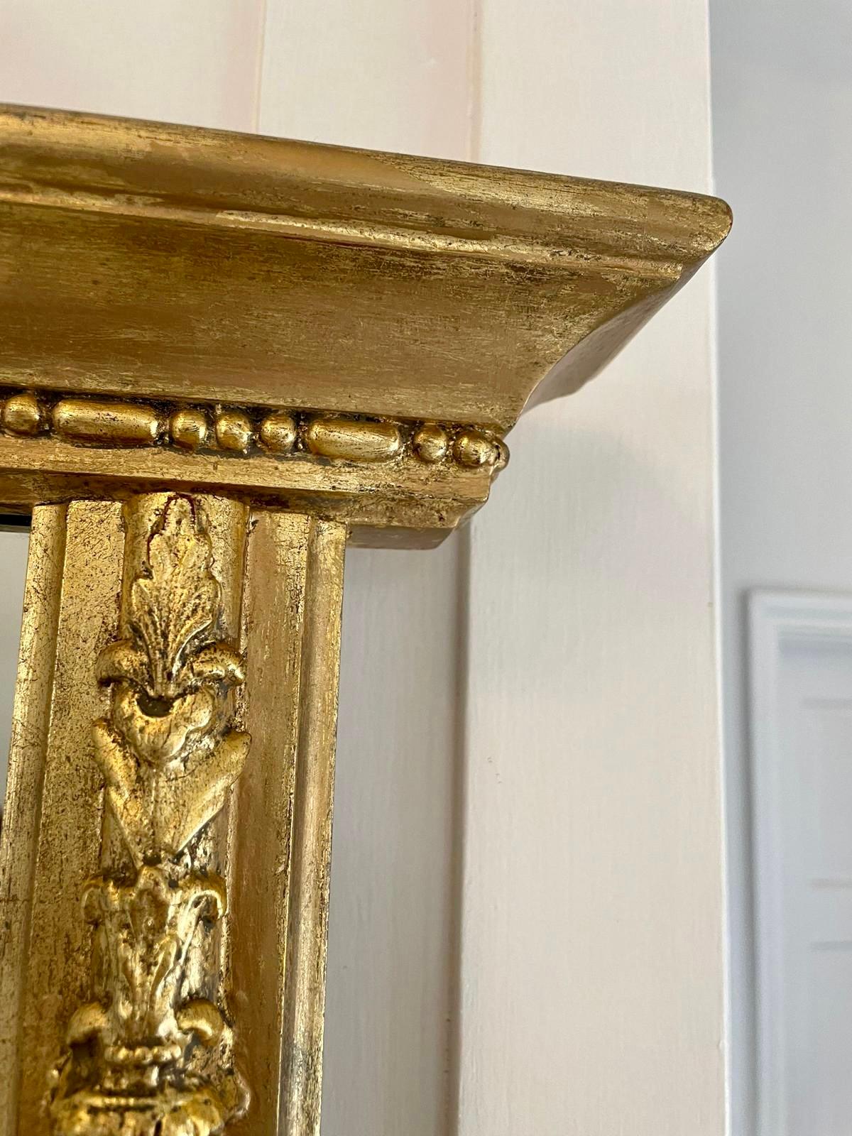 Early 20th Century Antique Quality Gilded Wall Mirror 2