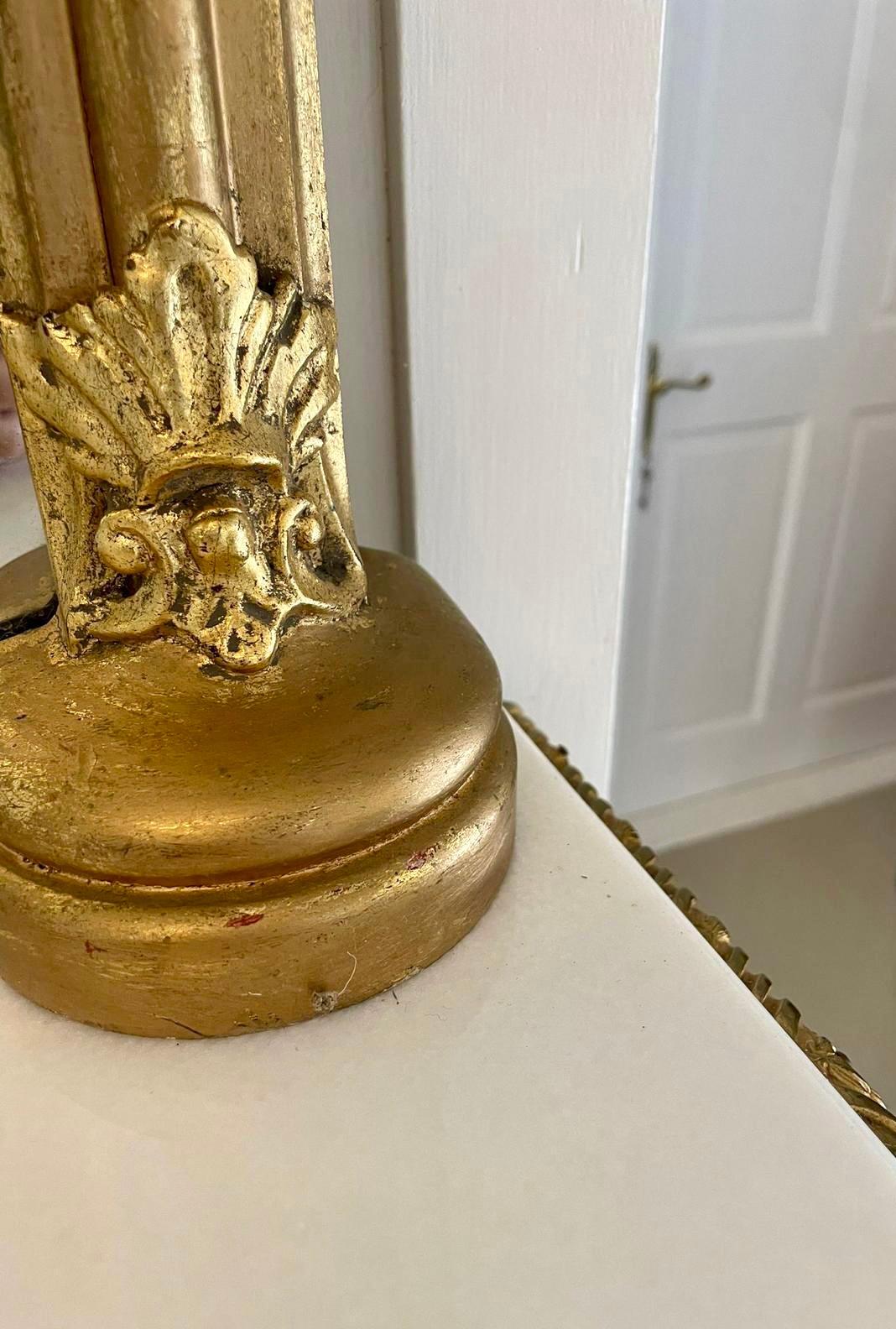 Early 20th Century Antique Quality Gilded Wall Mirror 3