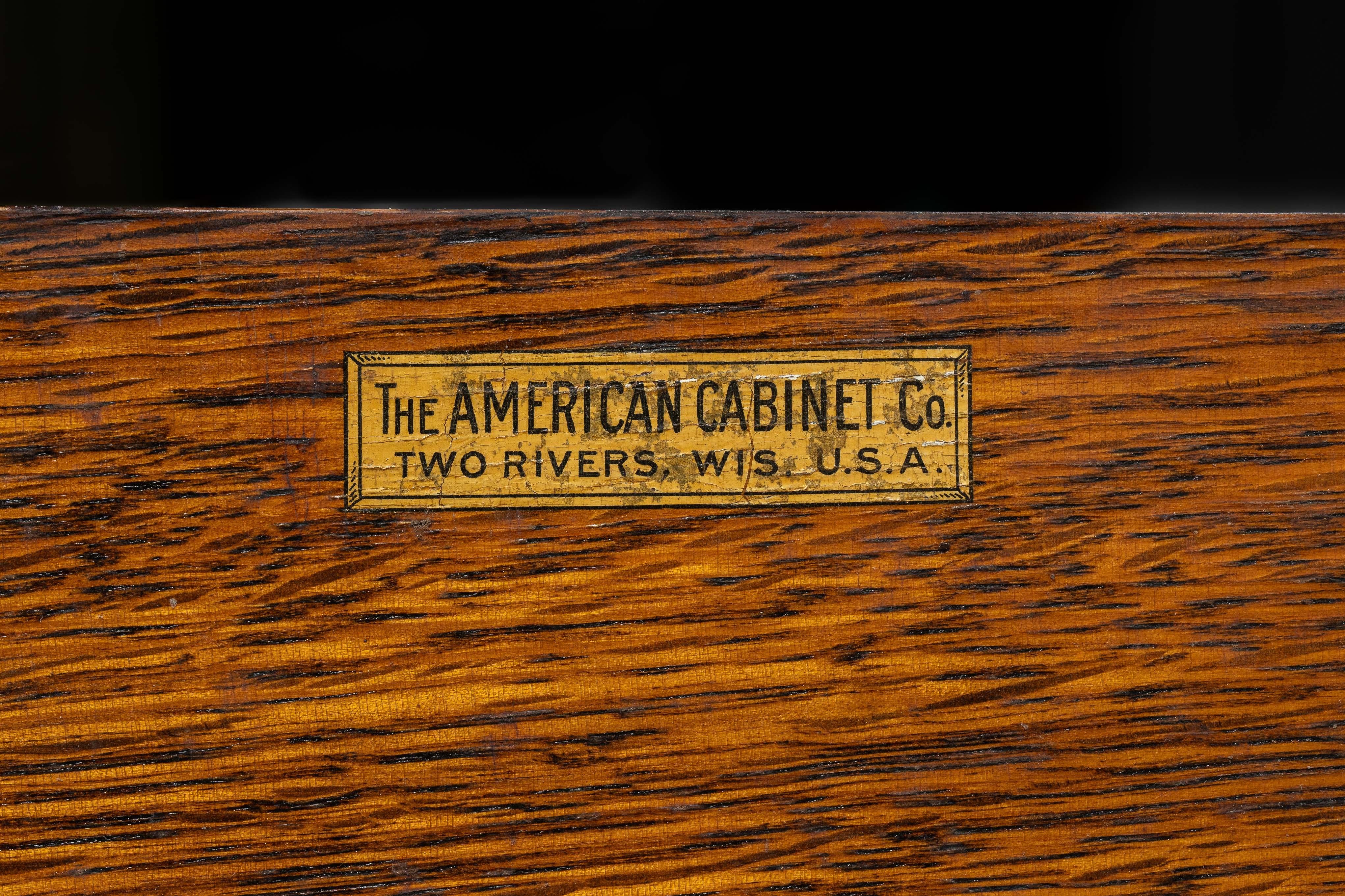 Early 20th Century Quarter Sawn Oak Dental Cabinet For Sale 6