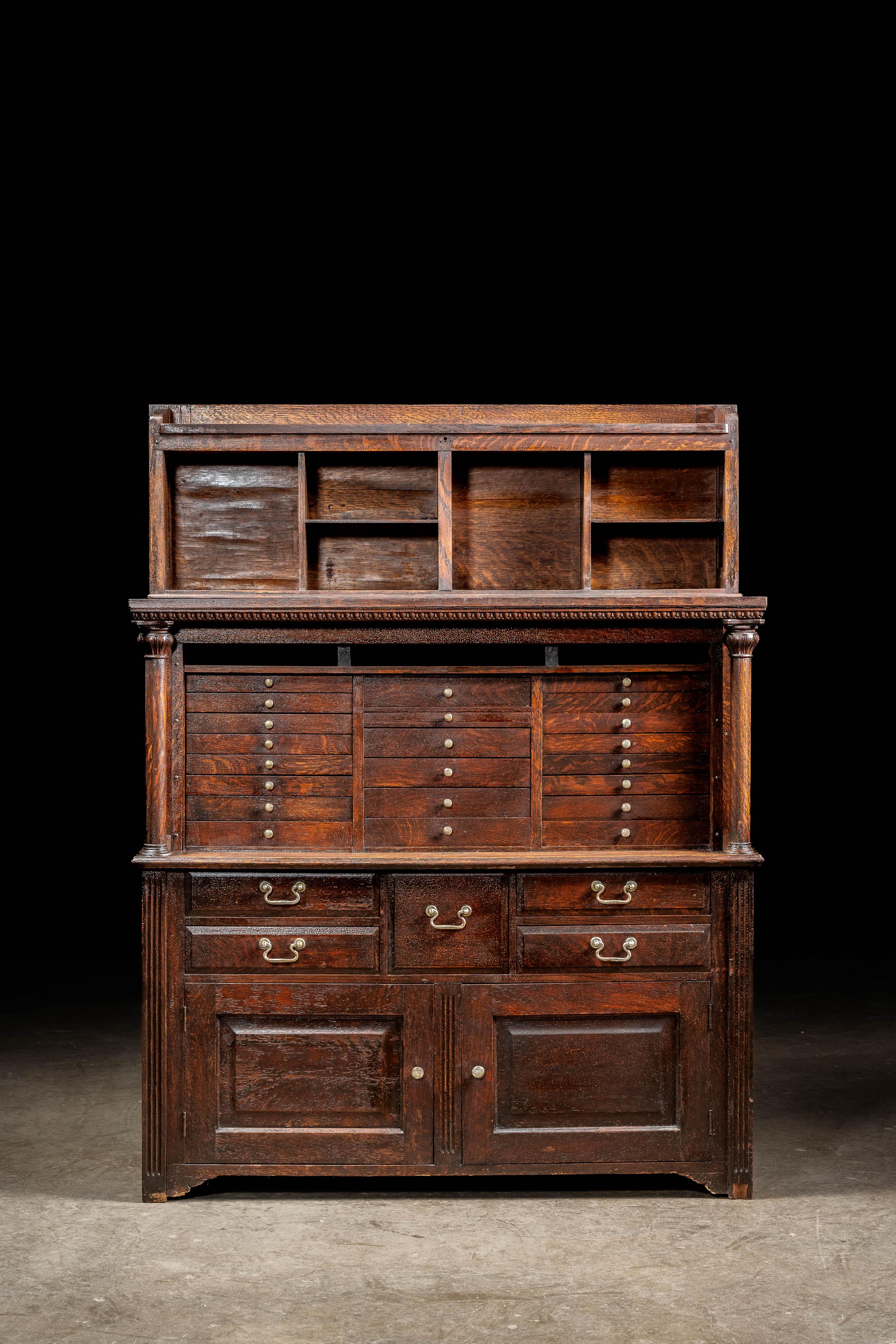 c. 1910s/1920s; The American Cabinet Co. - Two Rivers, WI

Large, antique quarter sawn or 