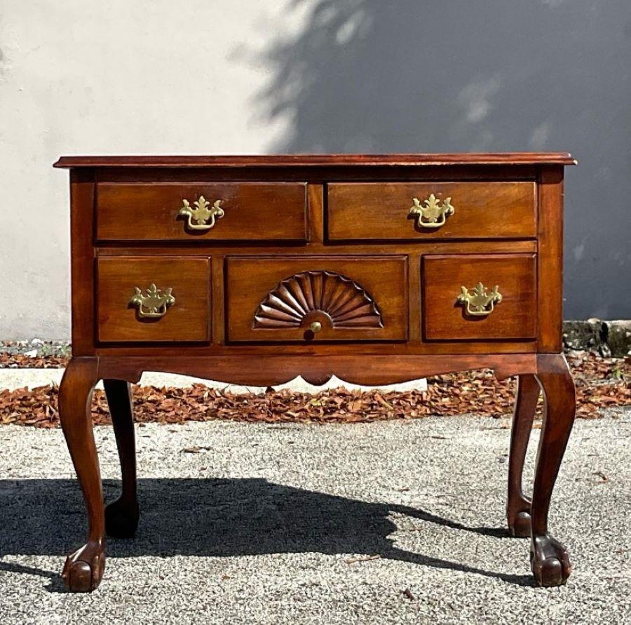 Early 20th Century Queen Anne Lowboy For Sale 1