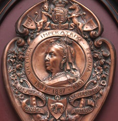 Early 20th Century Queen Victoria Commemorative Jubilee Plaque