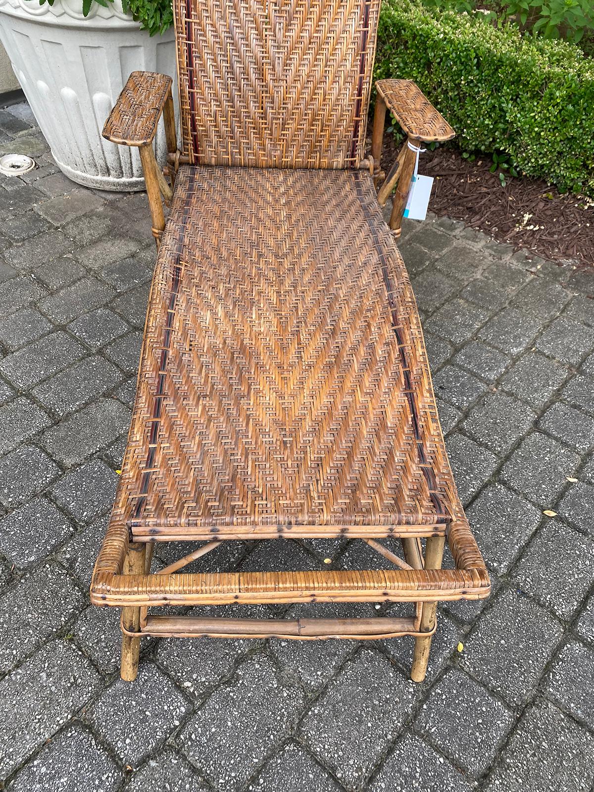 bamboo chaise lounge outdoor