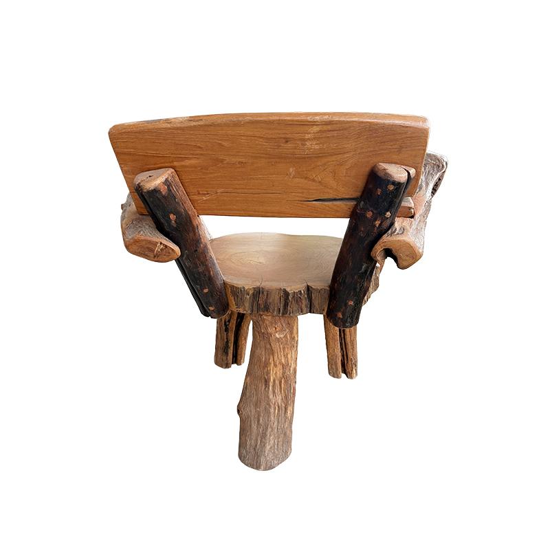 Début du 20e siècle Chaise en bois Raw Edges Bon état - En vente à Wichita, KS