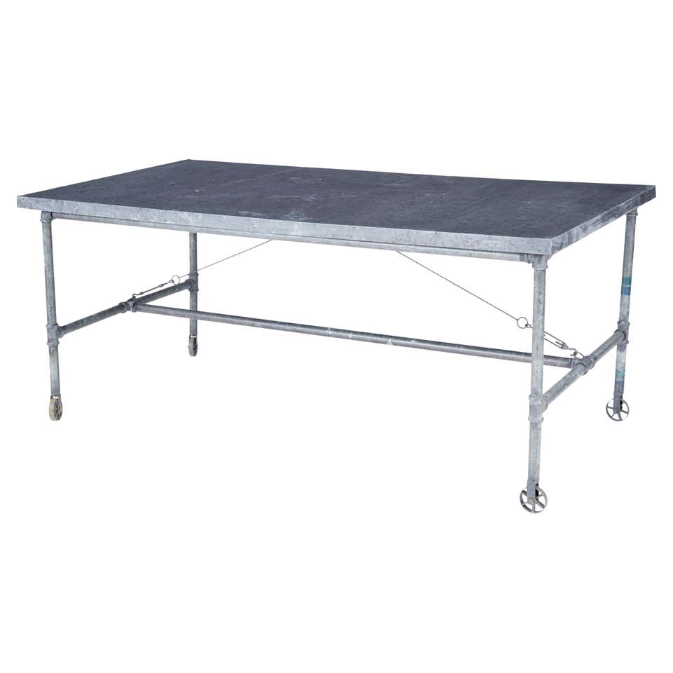 20th Century Industrial Sani Factory Lunch Table For Sale at 1stDibs ...