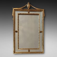 Early 20th Century Rectangular Gilt Wood Mirror
