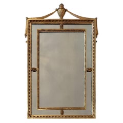 Early 20th Century Rectangular Gilt Wood Mirror
