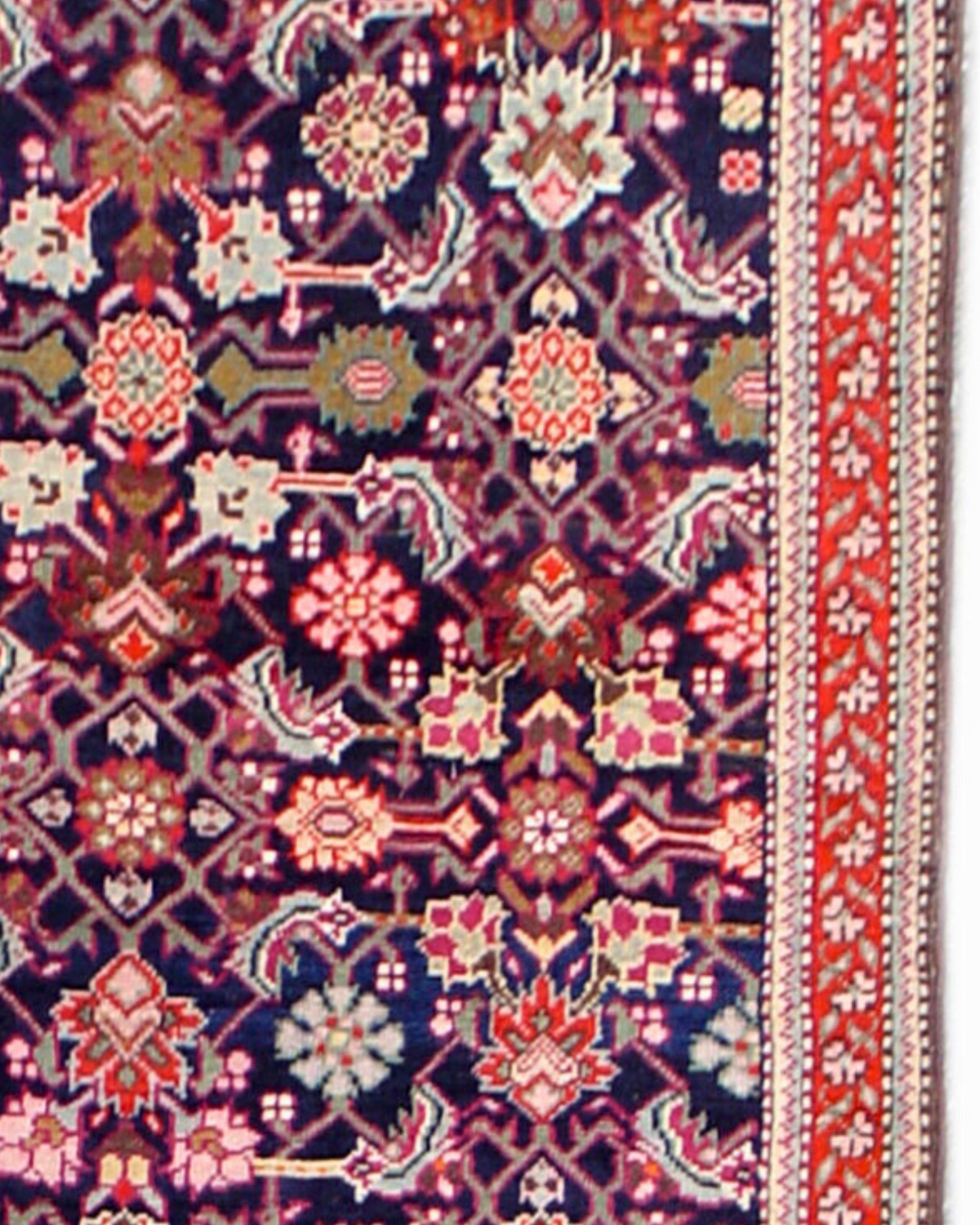Wool Antique Caucasian Karabagh Runner, Early 20th Century  For Sale