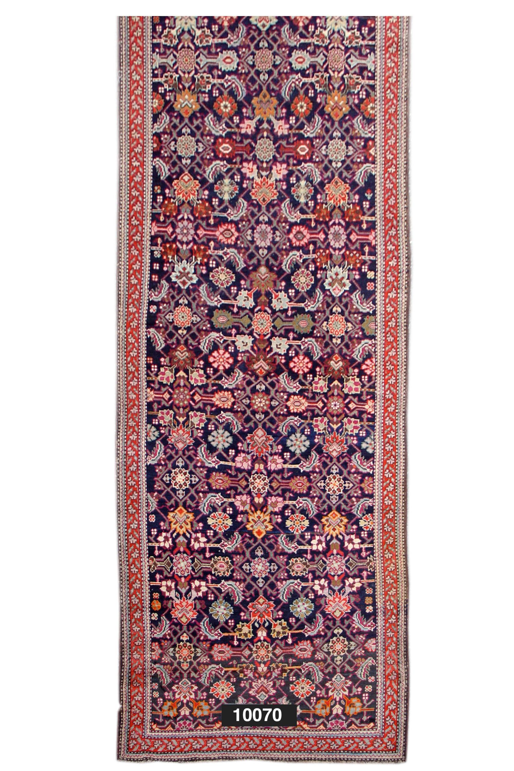 Antique Red Caucasian Karabagh Runner Rug, Early 20th Century 

Caucasian rug emulates the Persian 