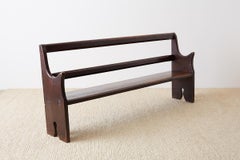 Early 20th Century Redwood Church Pew or Bench