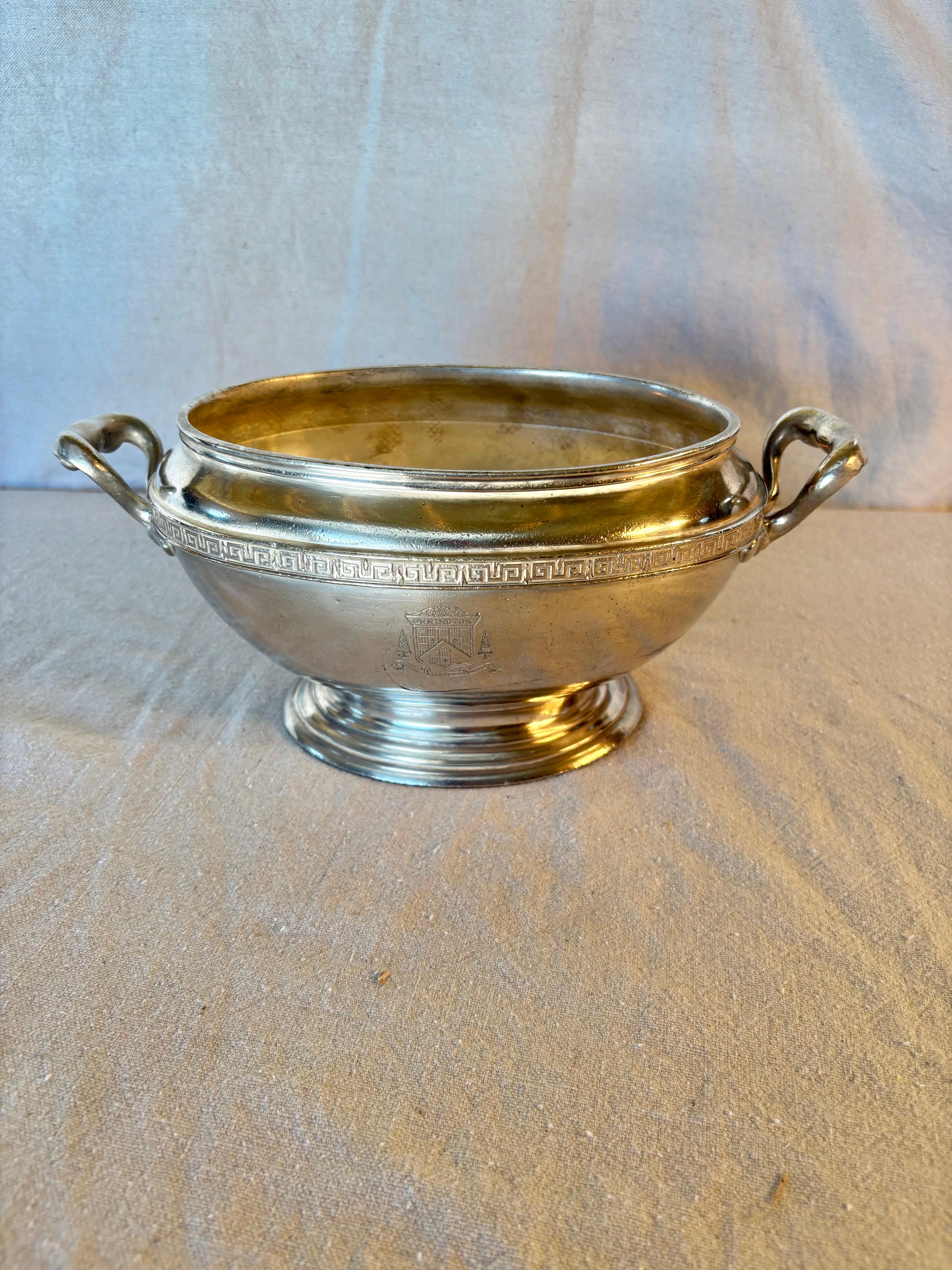 Early 20th Century Reed & Barton Orrington Hotel Silver Silverplate Tureen For Sale 7