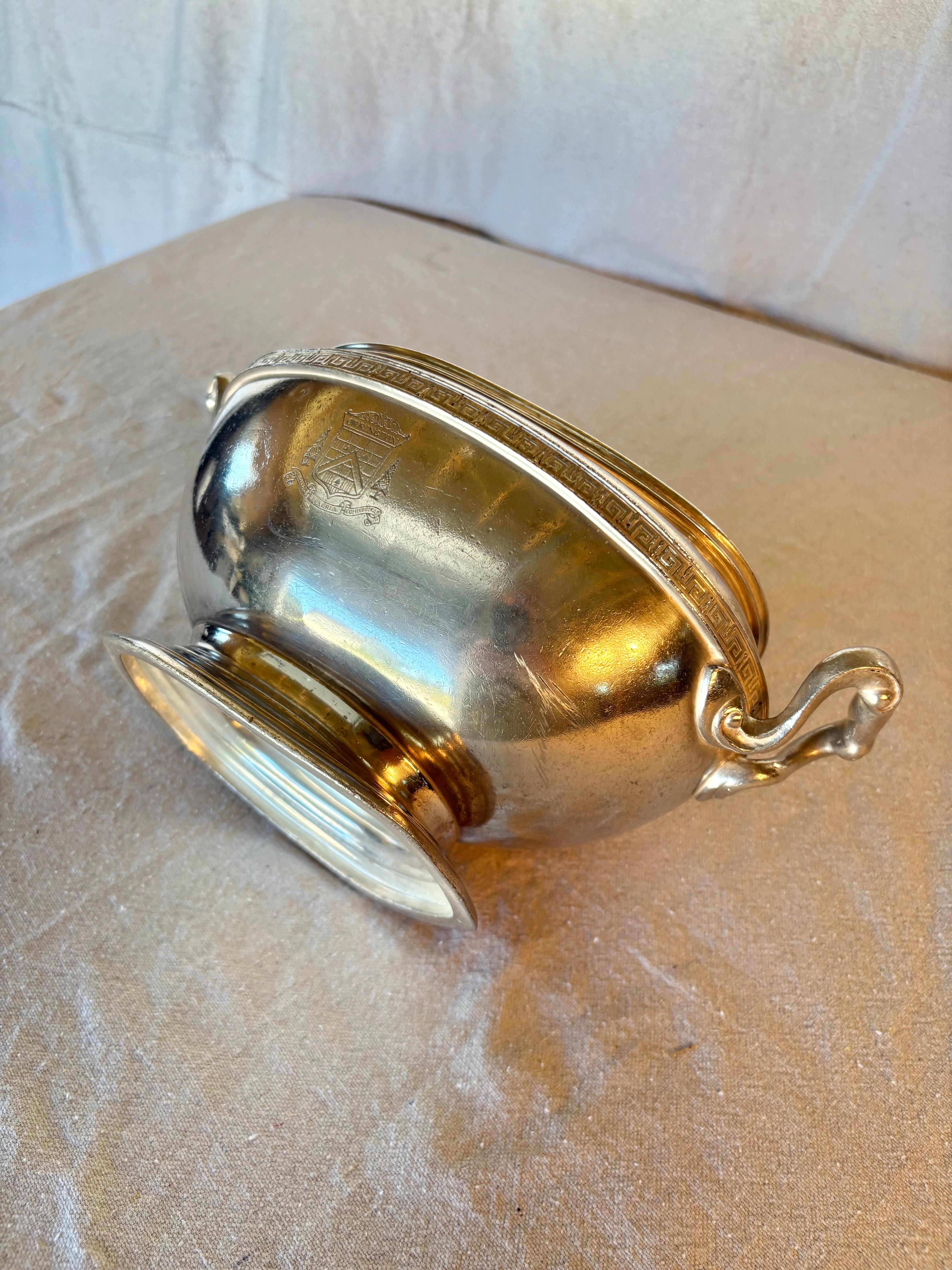 Early 20th Century Reed & Barton Orrington Hotel Silver Silverplate Tureen For Sale 1