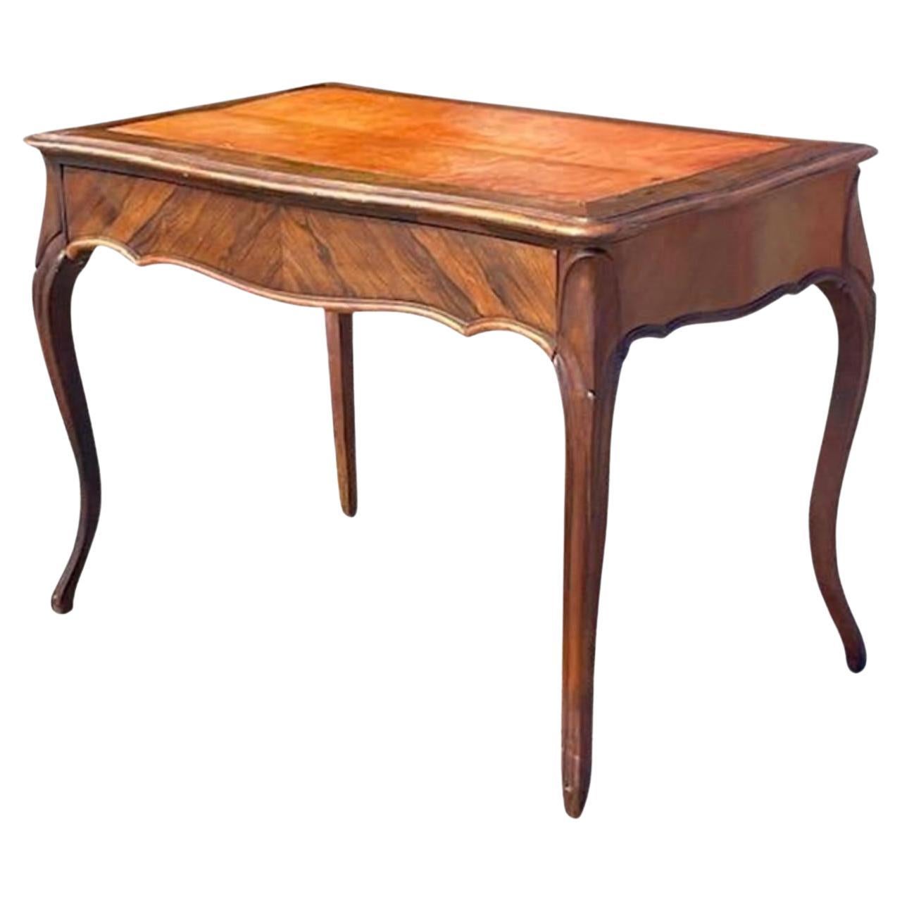 Early 20th Century Regency Leather Top Writing Desk