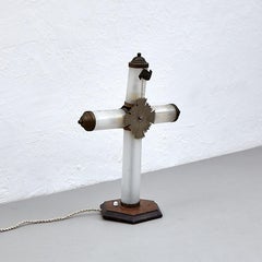 Early 20th Century Religious Table Lamp, circa 1940