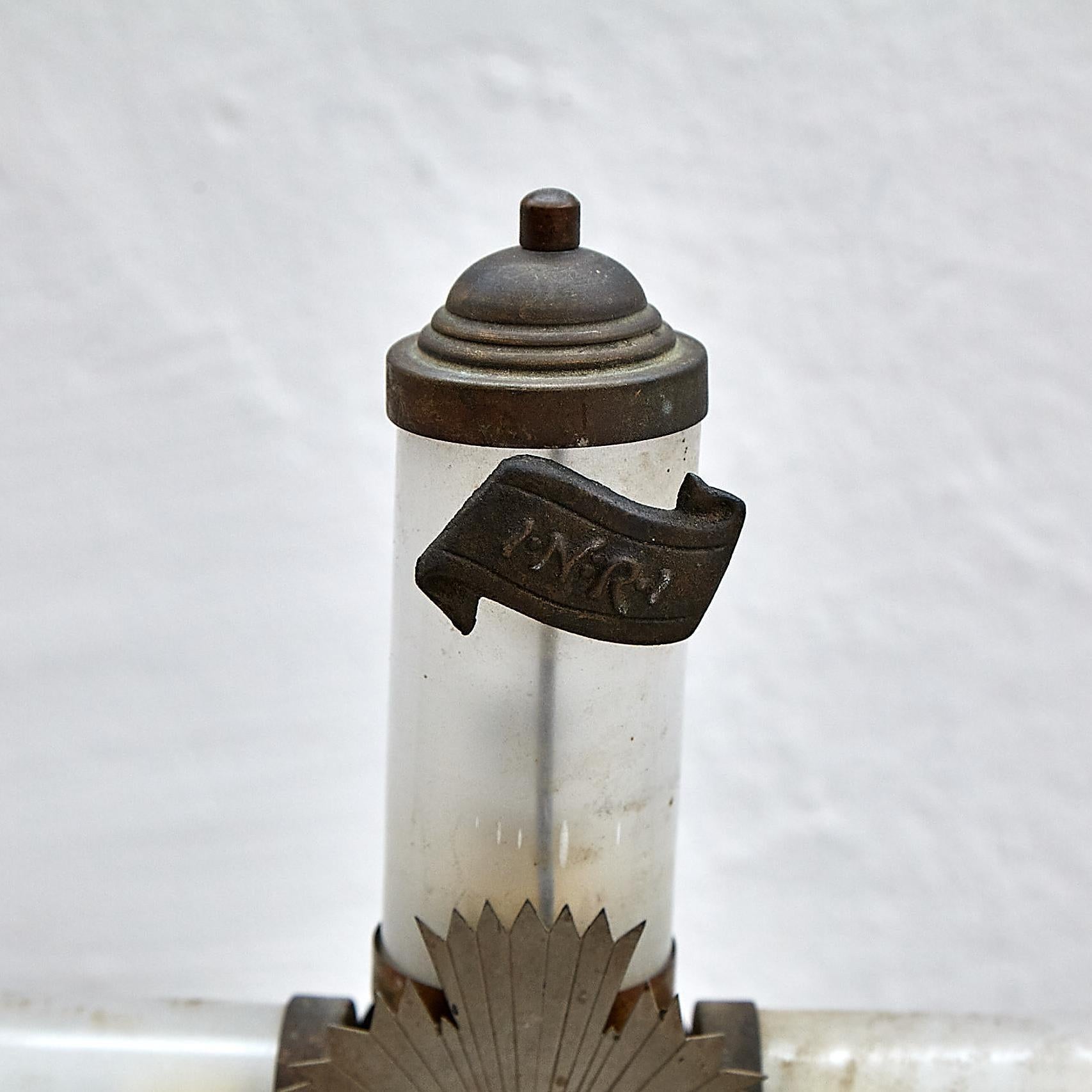 French Early 20th Century Religious Table Lamp, circa 1940 For Sale