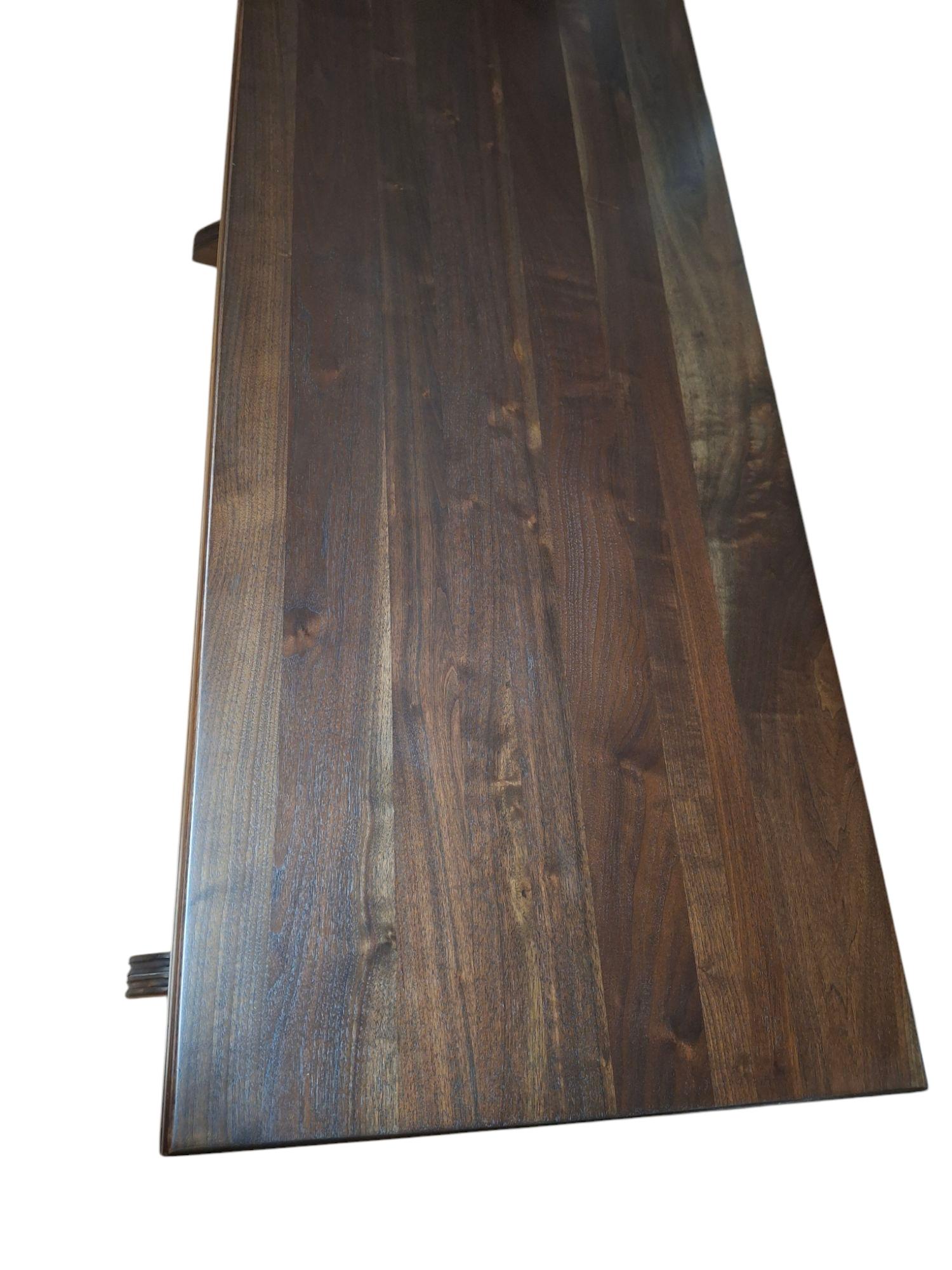 Table à tréteaux de style Renaissance du début du 20e siècle Bon état - En vente à San Francisco, CA