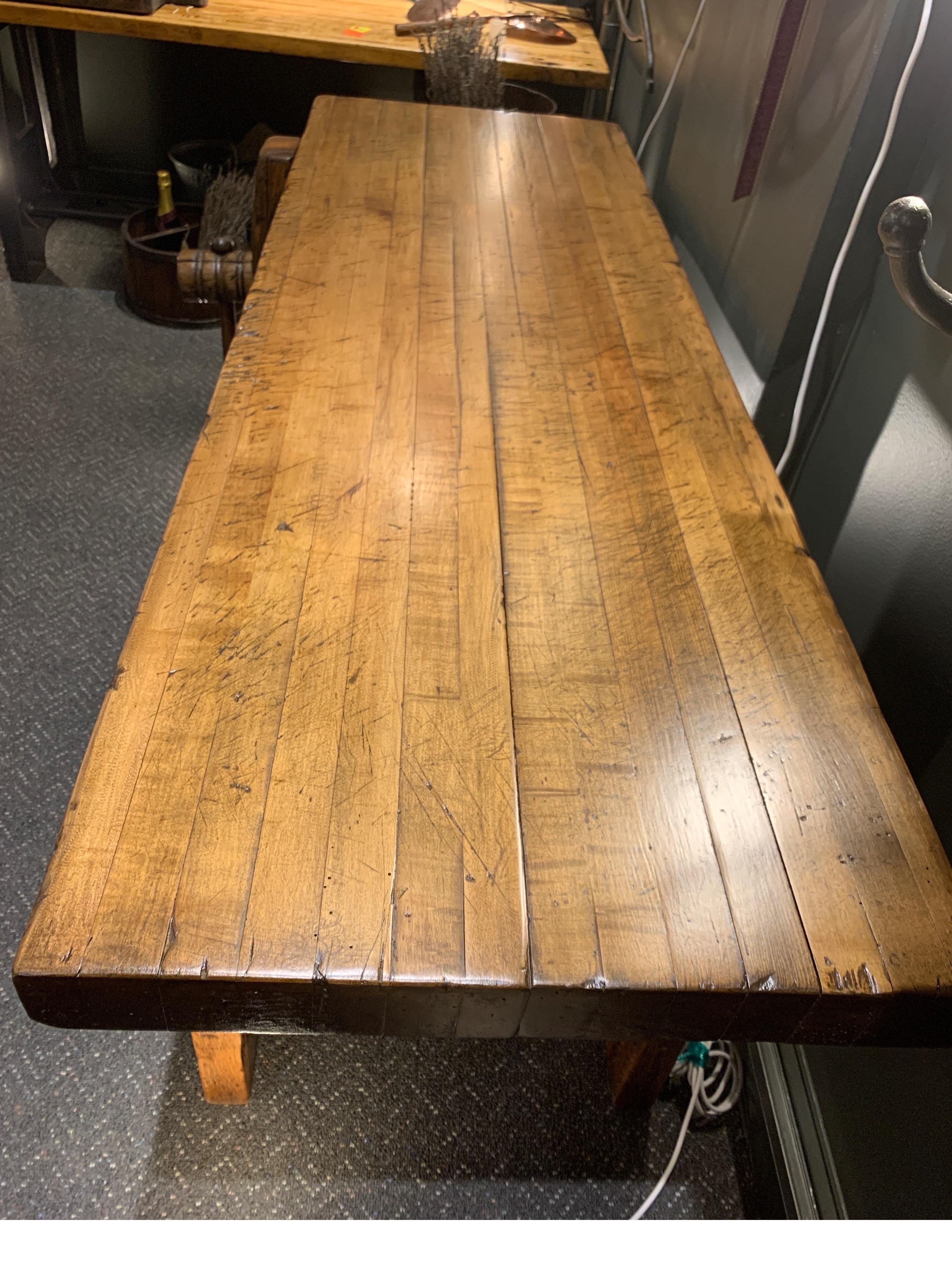 Industrial Early 20th Century Restored Workbench