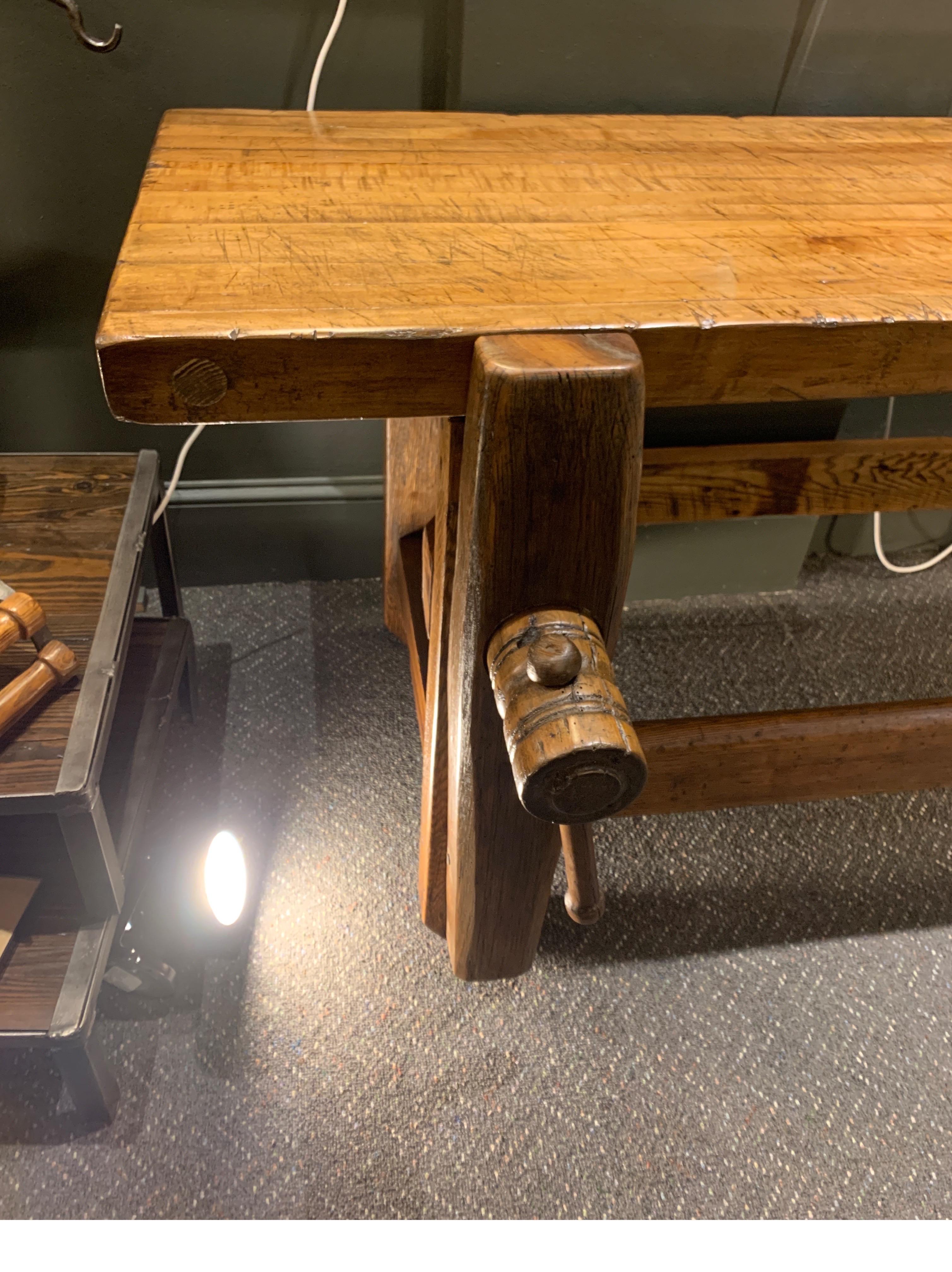 North American Early 20th Century Restored Workbench