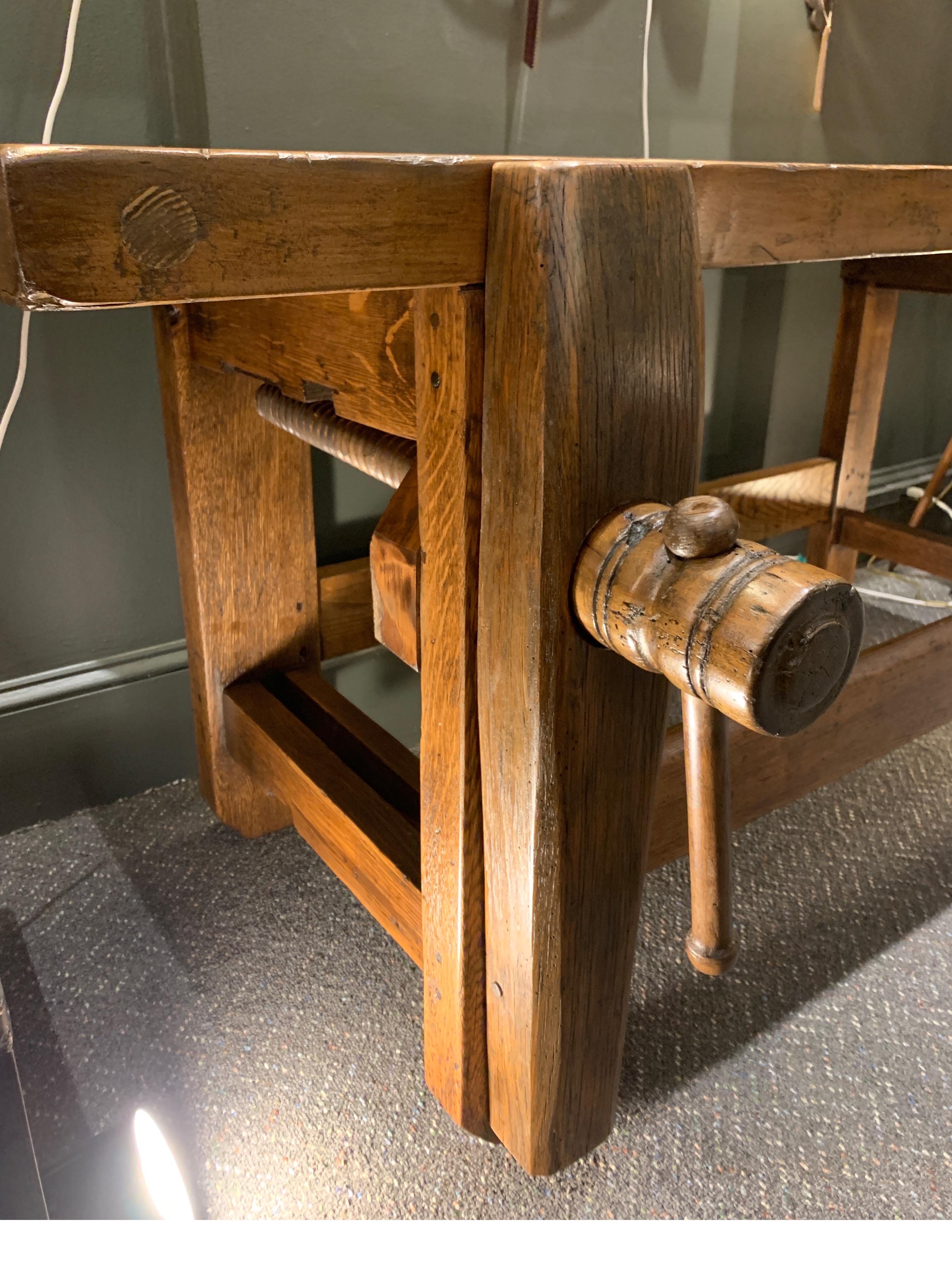 Early 20th Century Restored Workbench In Good Condition In Lambertville, NJ