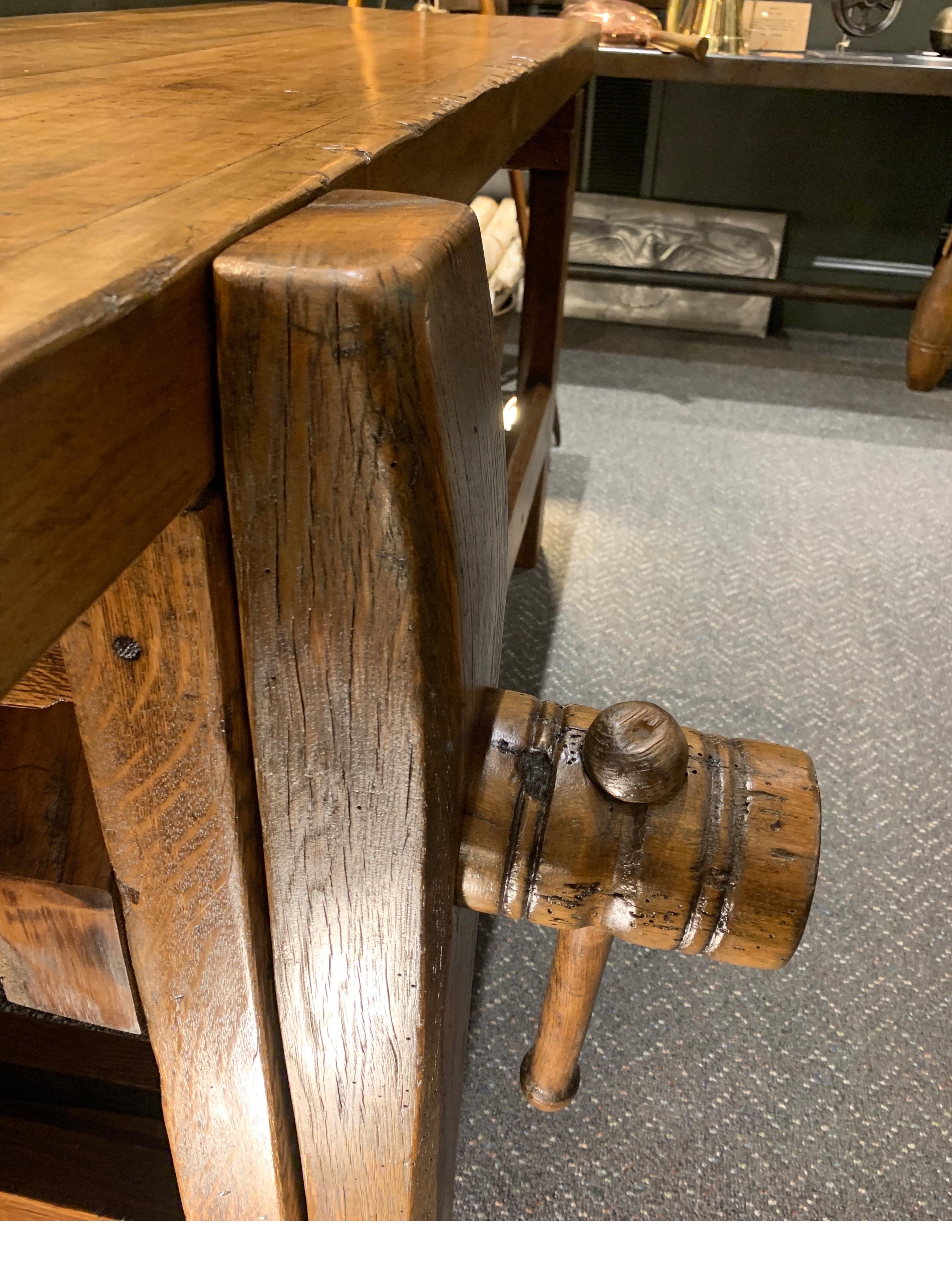 Maple Early 20th Century Restored Workbench