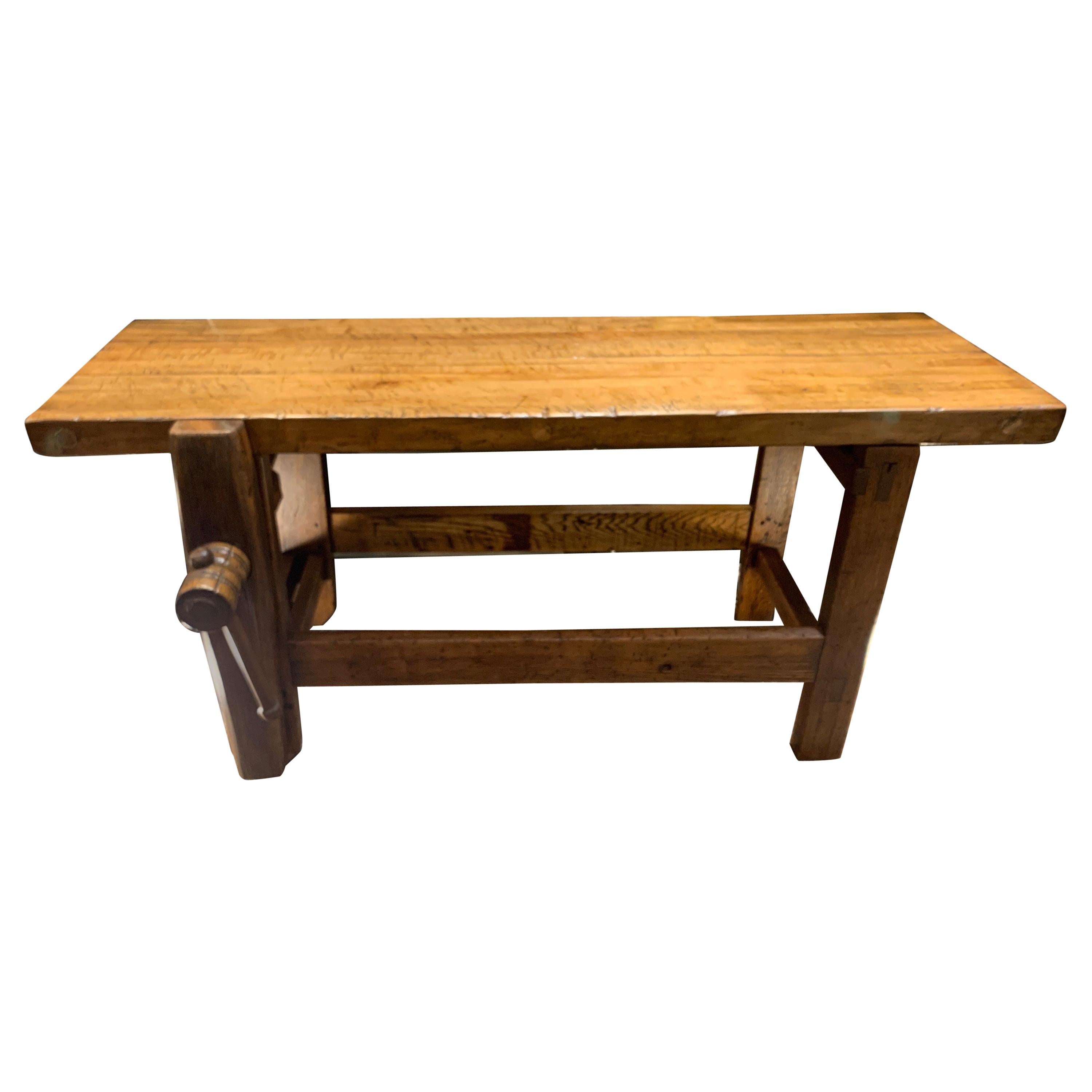 Early 20th Century Restored Workbench